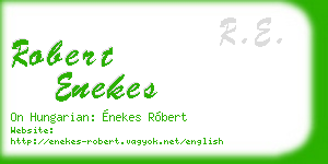 robert enekes business card